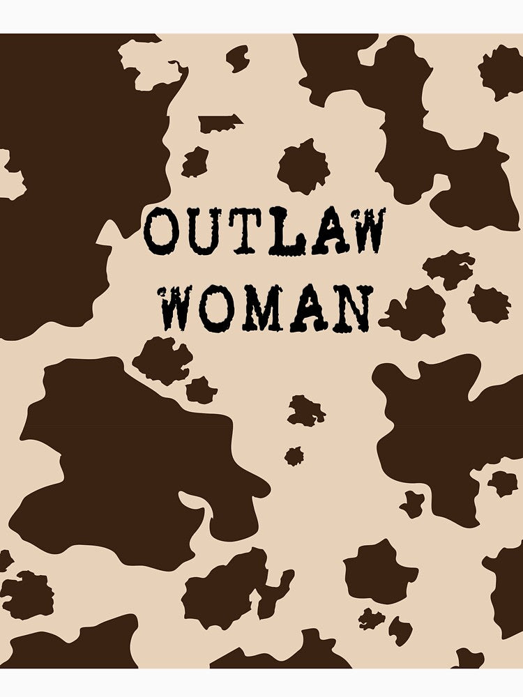 Outlaw Woman Cowprint Shirt