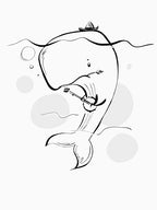 Banjo Playing Whale Shirt