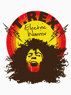 T Rex Electric Warrior Retro Graphic Shirt