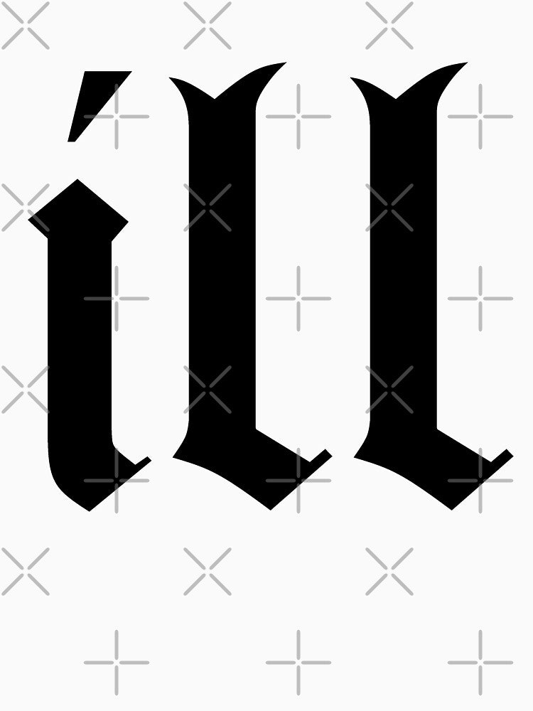 Ill Logo Black Shirt