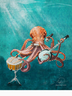 Octopus One Man Band Shirt