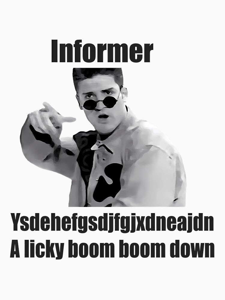 Informer 90S Rap Shirt
