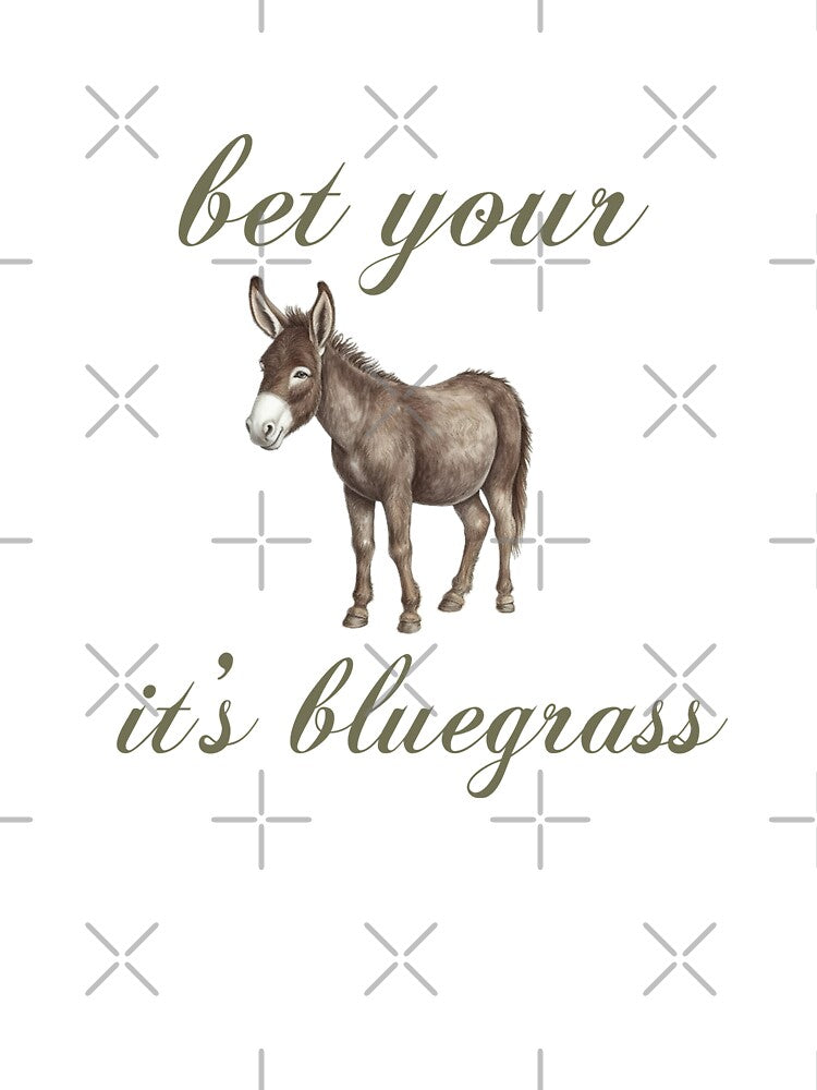 Bet Your Ass It S Bluegrass Green Larger Design For Tank Top 3 4 Shirt