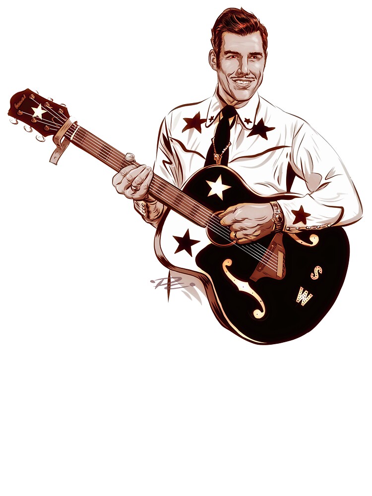 Slim Whitman - An Illustration By Paul Cemmick Shirt