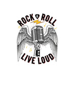 Rock & Roll Live Loud Shirt