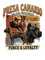 Presa Canario Vintage 90s Bootleg Force & Loyalty Dog Graphic Shirt