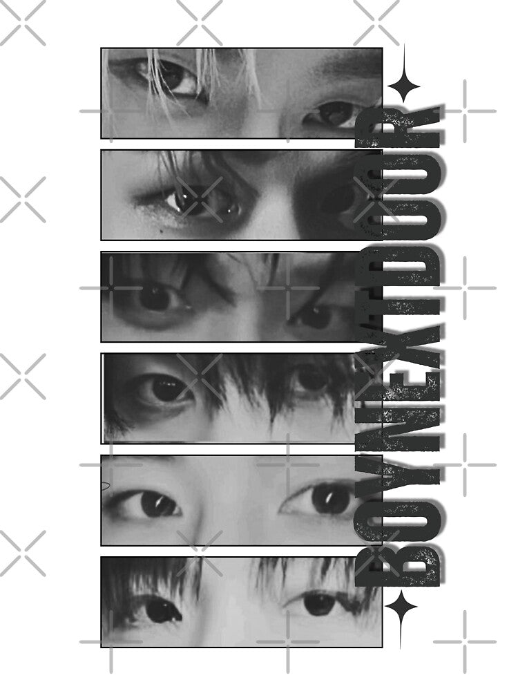BoyNextDoor Eyes Full Group Kpop Boy Group Digital Art Korean Pop Art Shirt