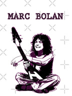 Marc Bolan T-Rex With His Guitar Shirt