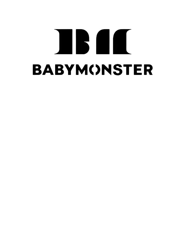 BABYMONSTER Official Style Elegant Logo Shirt