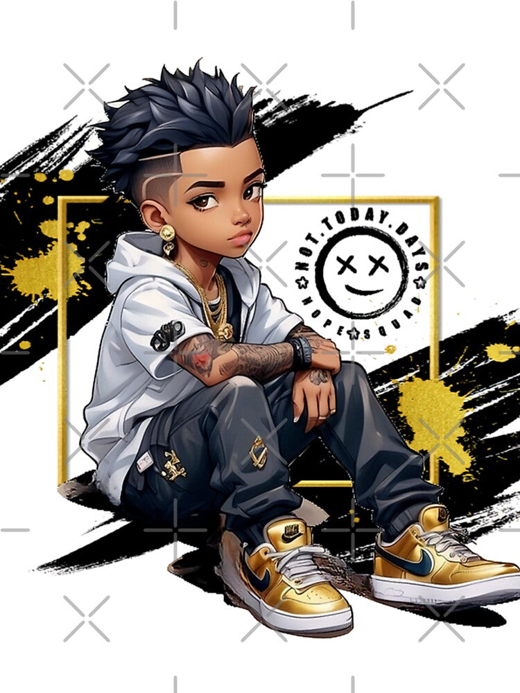 Cute Hip-Hop Anime Shirt