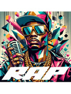 Vibrant Rap Artistry Shirt
