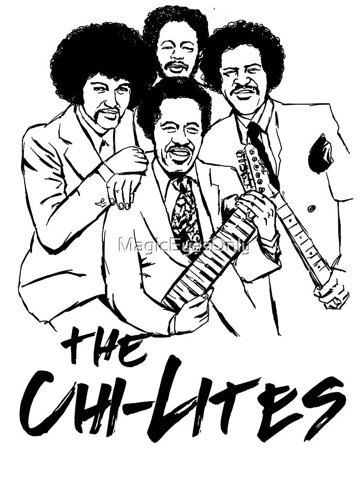The Chi-Lites Sketch Style Shirt