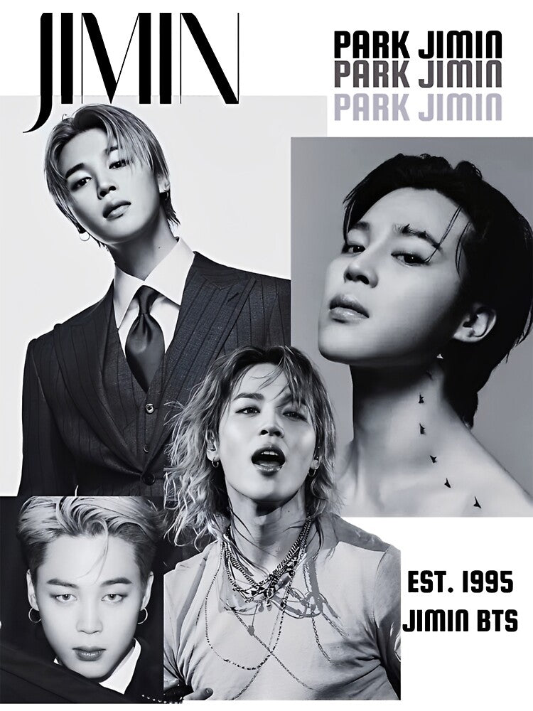 Jimin Park Jimin Vintage Magazine Aesthetics Collage Kpop Shirt
