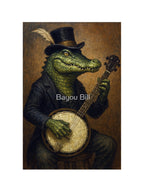 Cajun Alligator Banjo Shirt