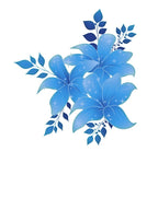 Blue Colour Flowers For You Shirt