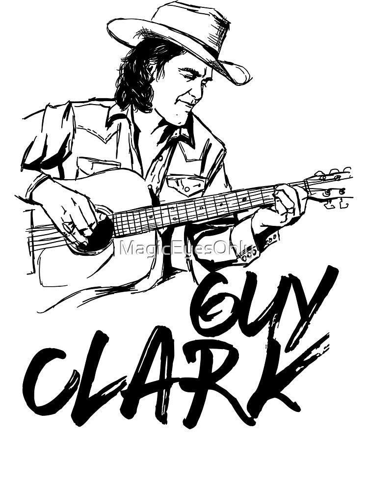 Guy Clark Sketch Style Shirt