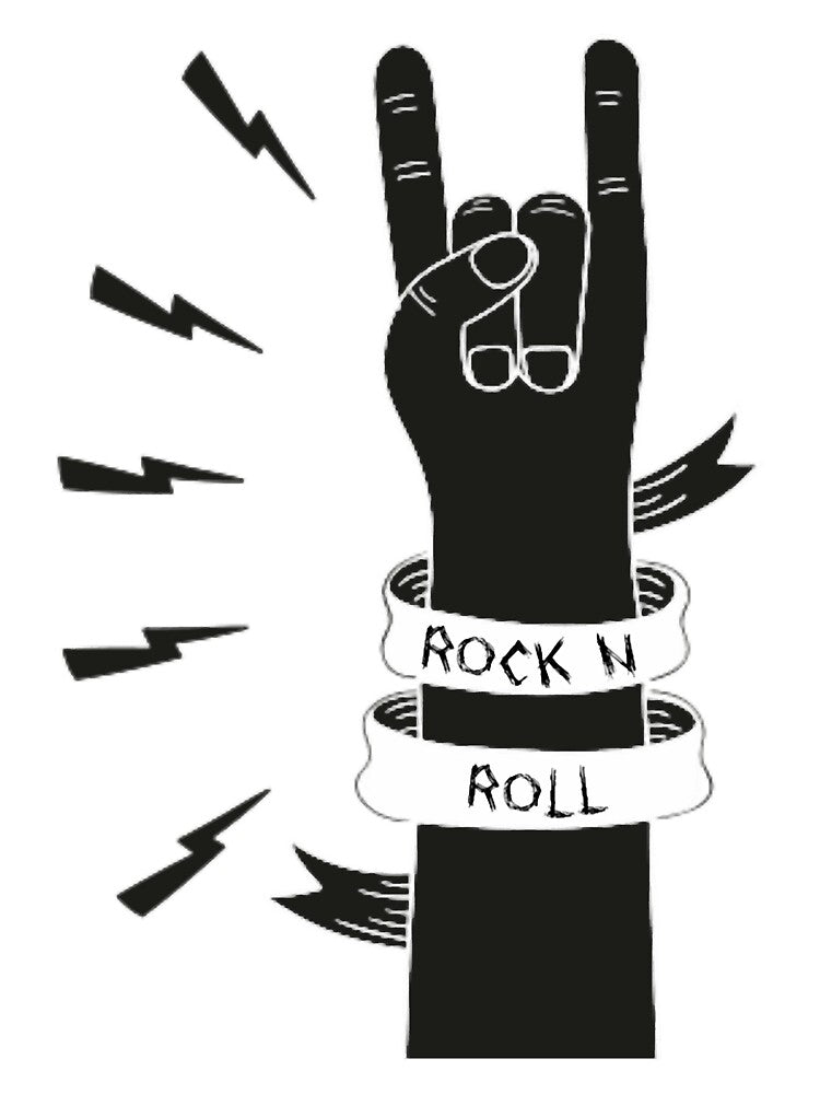 Rock N Roll Hand Design Shirt