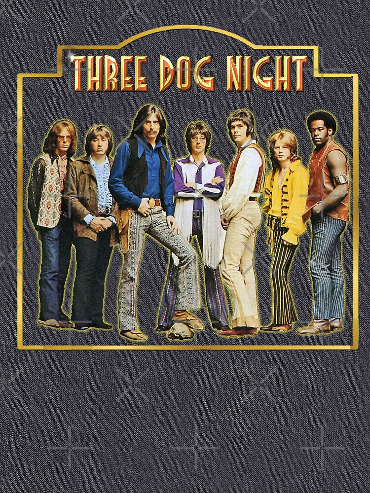 70s Retro Rock Music - 3 Dog Night Throwback Tribute Shirt