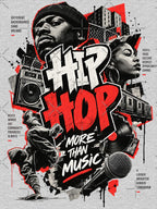 Hip Hop Rebel Typography Bold Chaotic Graphic Text Design Shirt