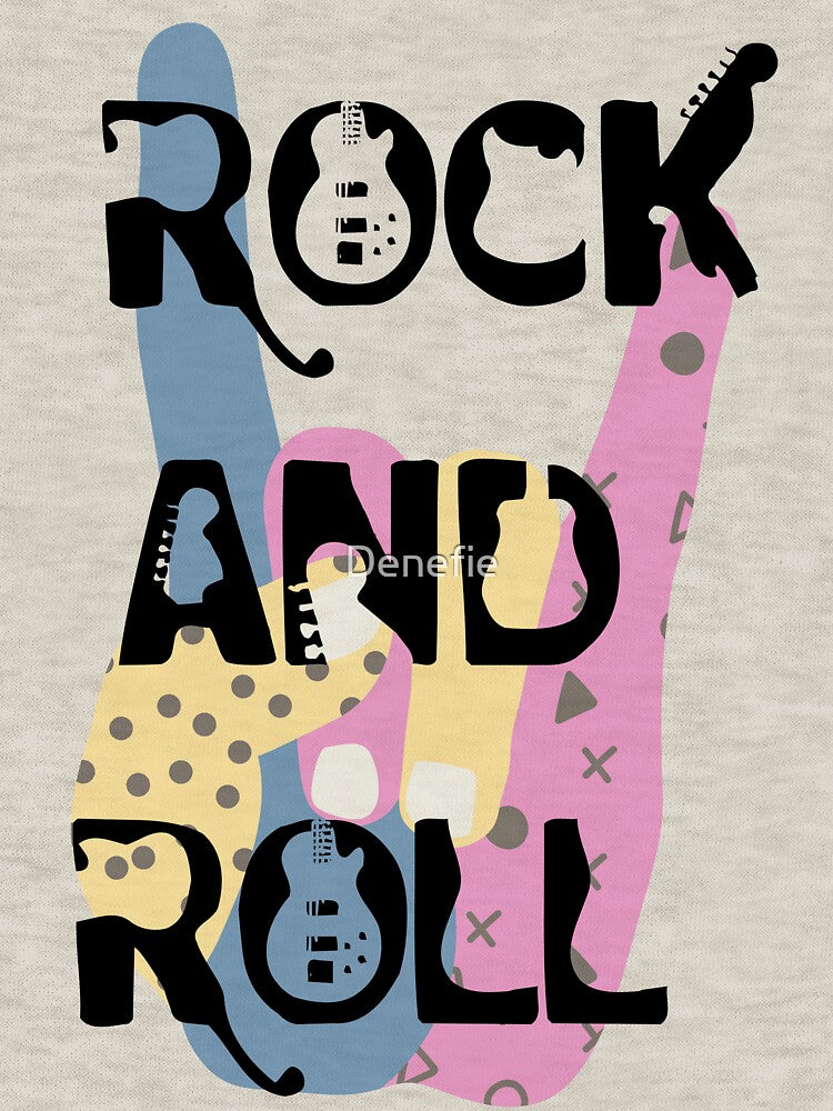 Rock And Roll Pop Culture Pop Art Theme Shirt