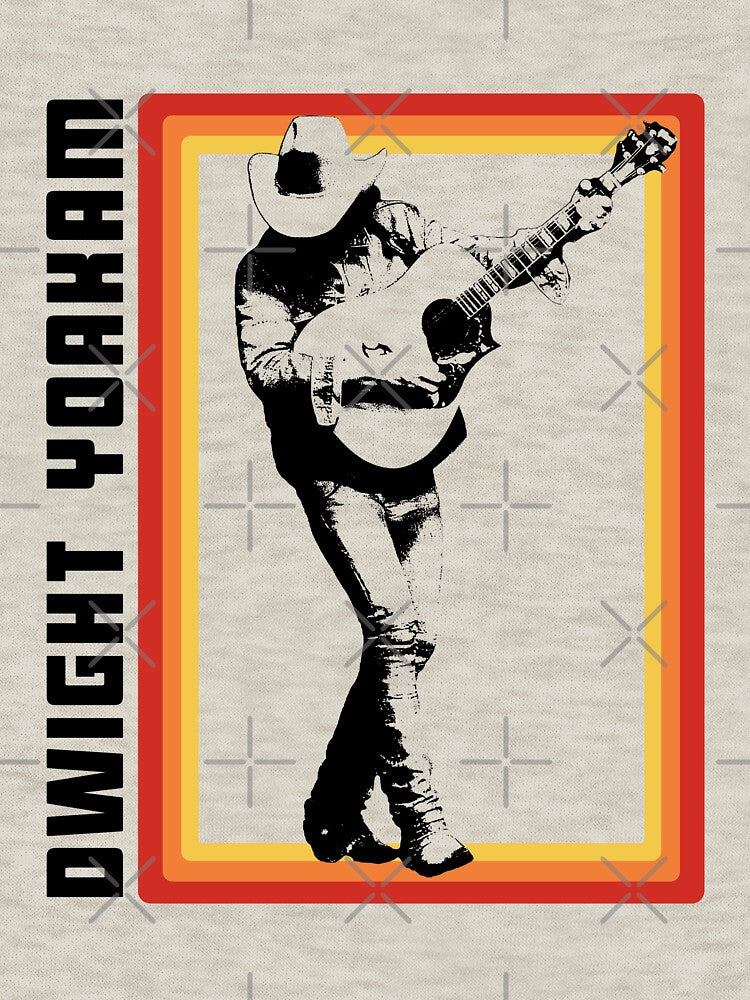 Dwight Yoakam Retro Portrait Fan Art Tribute Shirt