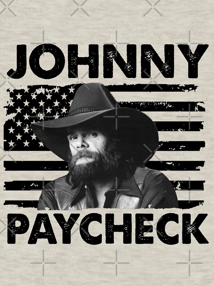 Retro American Flag Johnny Paycheck Music Shirt