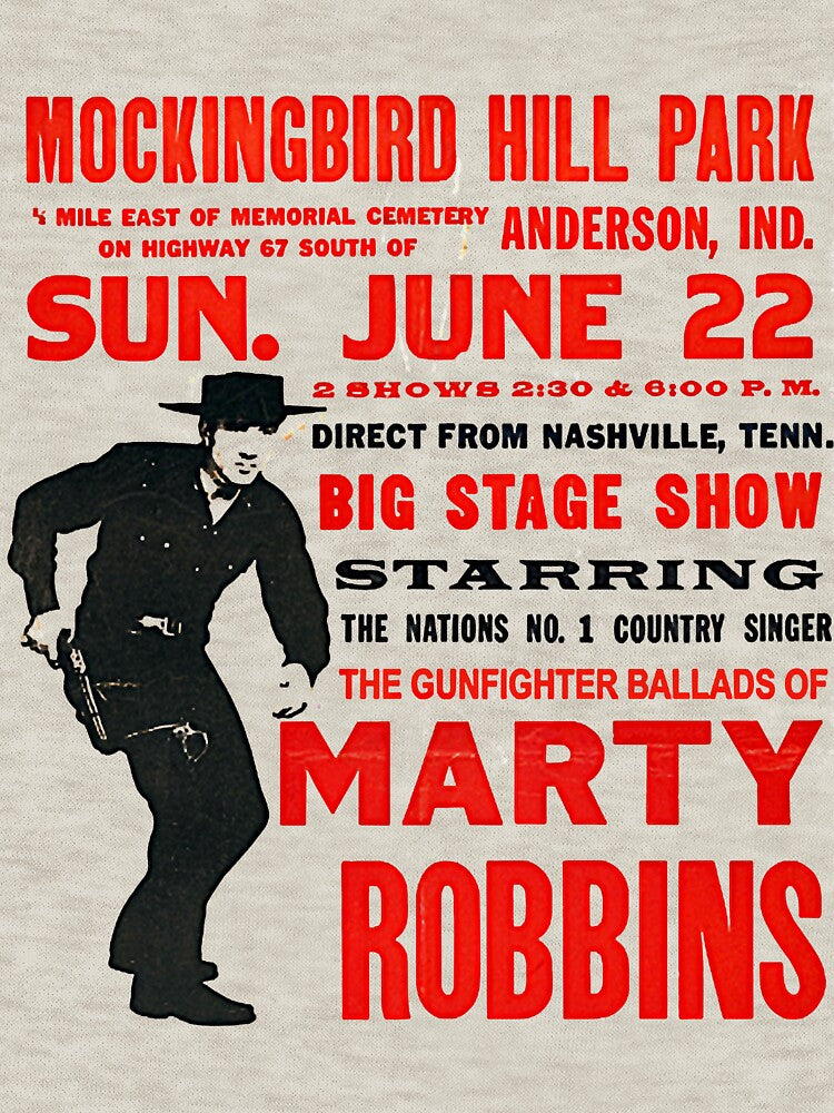 Marty Robbins Concert Shirt