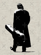 Johnny Cash Silhouette FanArt Shirt