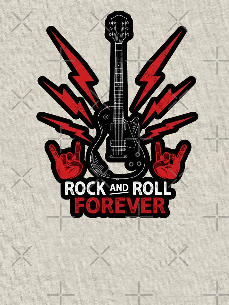 Rock And Roll Forever Rock Guitar Music Rock Concert Metal Music Shirt