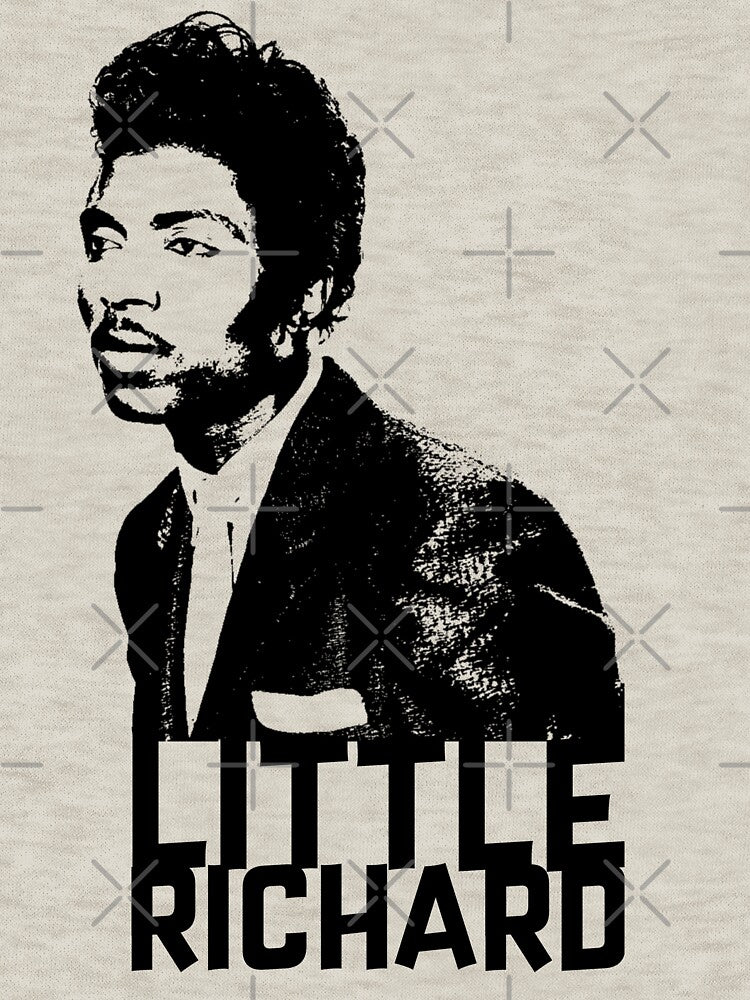 Little Richard - Black Stencil Shirt