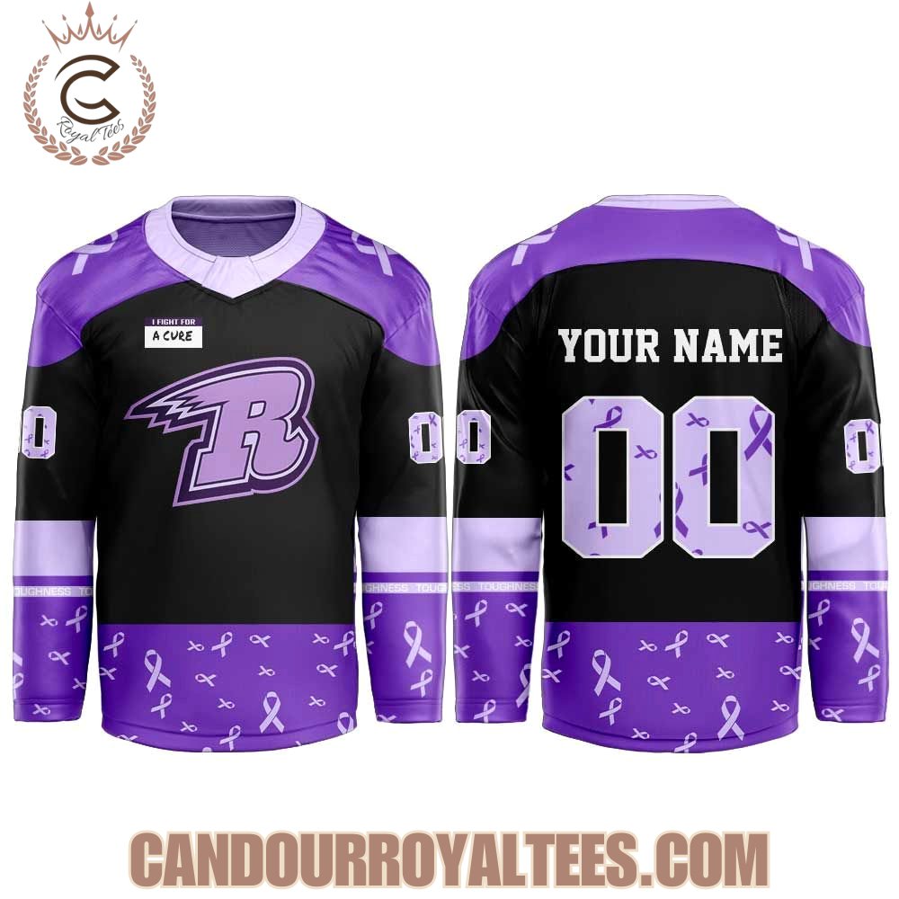 Rapid City Rush Our 2026 Rush Fights Cancer Hockey Jersey
