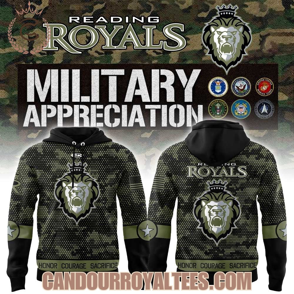 Reading Royals Military Appreciation Night 2026 Hoodie