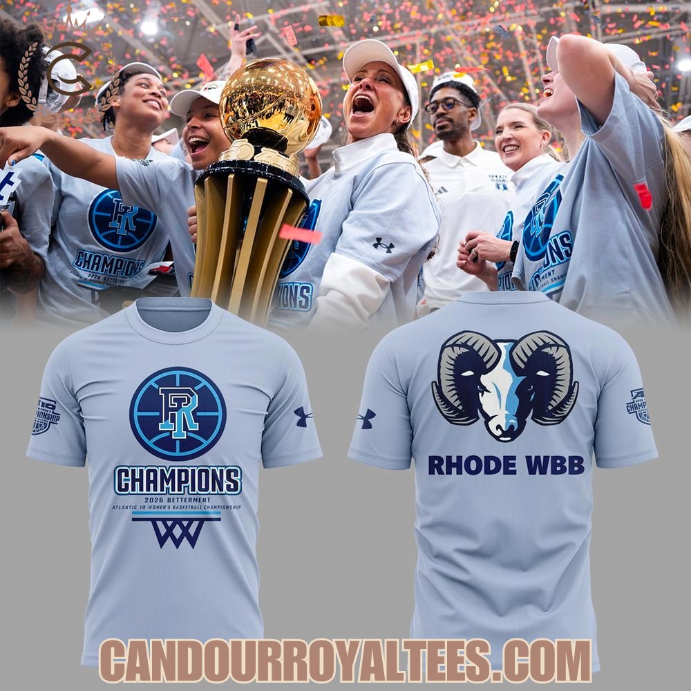 Rhode WBB 2026 A10 WBB Tournament Champions Tshirt, Hoodie