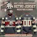 Rockford IceHogs Unveil Retro to Celebrate AHL’s 90th Season Hockey Jersey