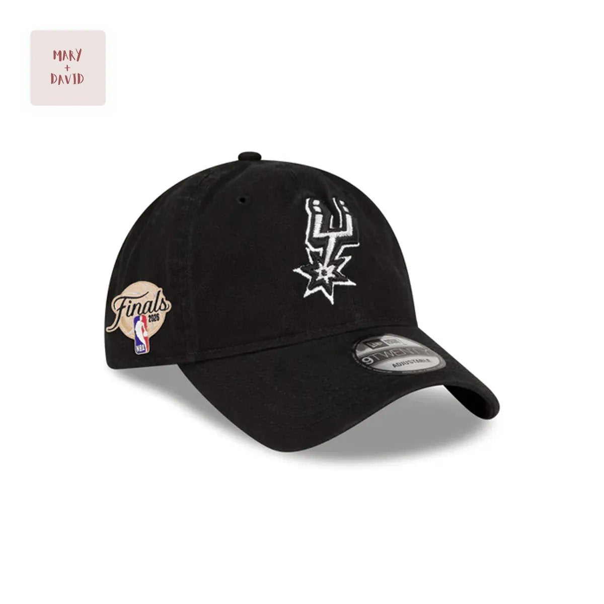 San Antonio Spurs NBA Finals 2026 Commemorative Black Adjustable Cap