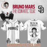 San Diego Padres Bruno Mars ‘The Romantic Tour’ 2026 Jersey