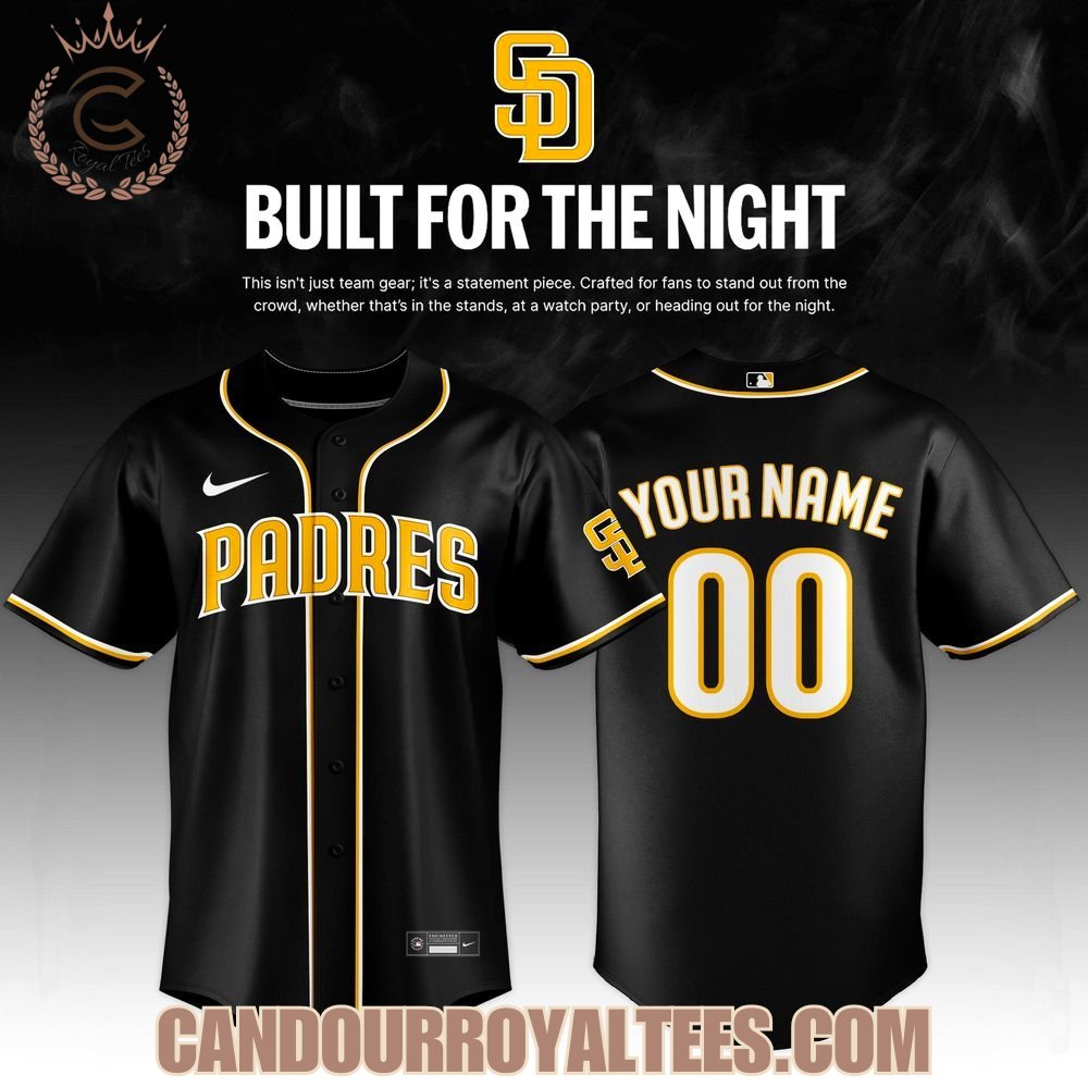San Diego Padres Built For The Nighht Jersey