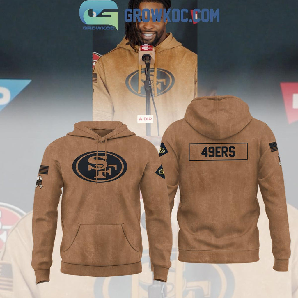 San Francisco 49ers Salute To Service Hoodie Shirt