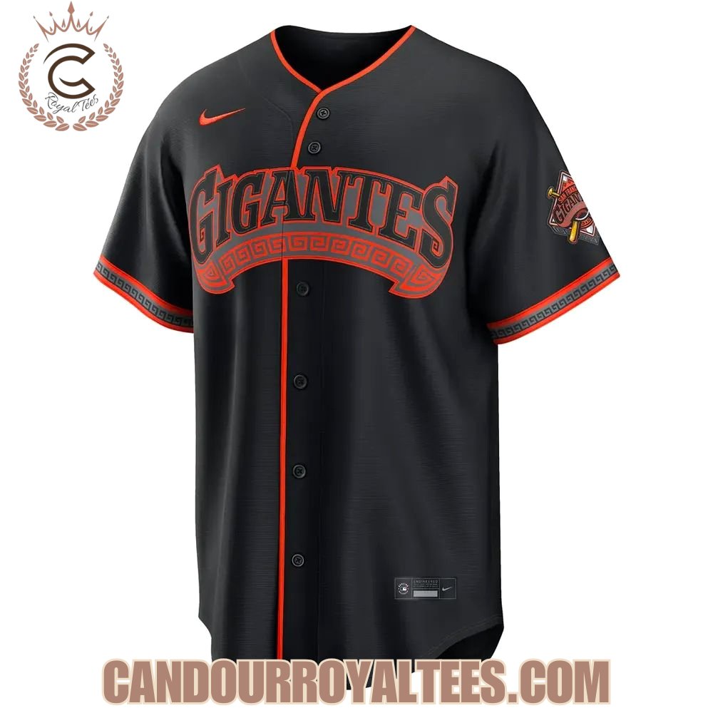 San Francisco Giants Alternate Replica Custom Jersey
