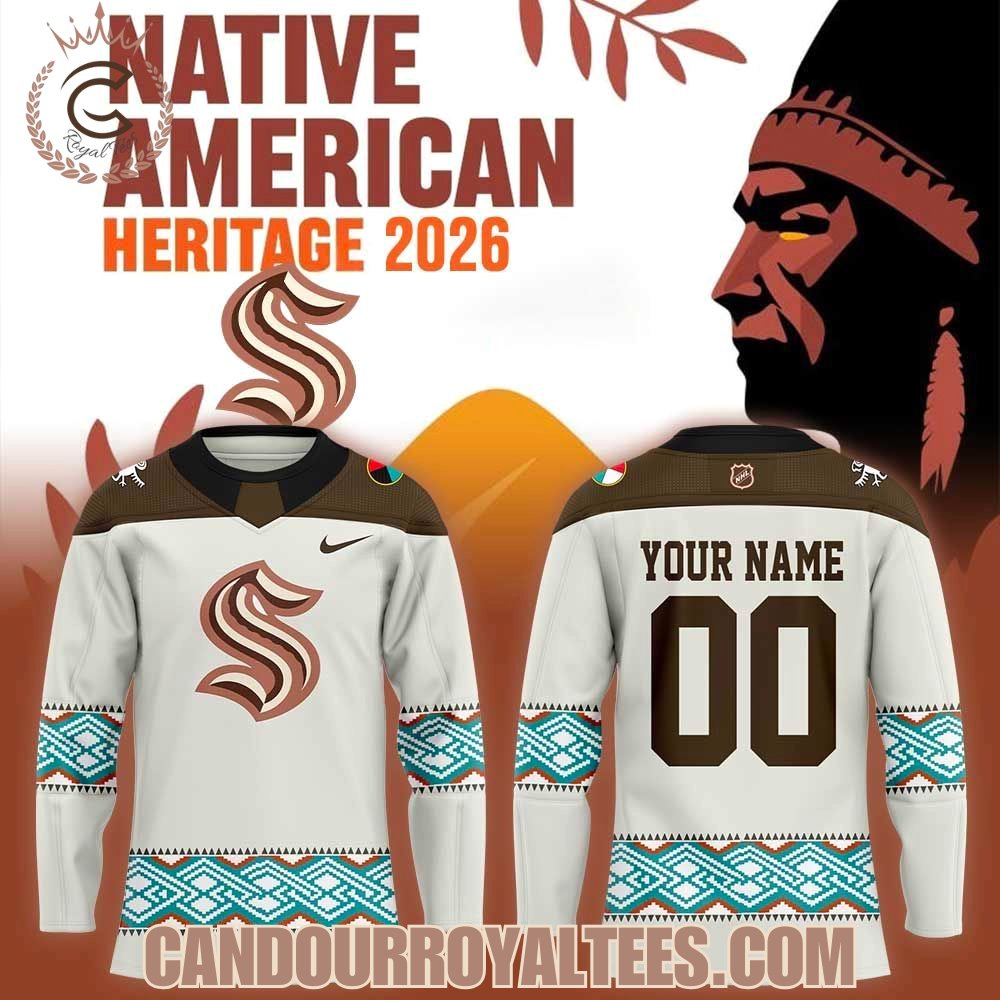 Seattle Kraken Native American Heritage Night 2026 Hockey Jersey