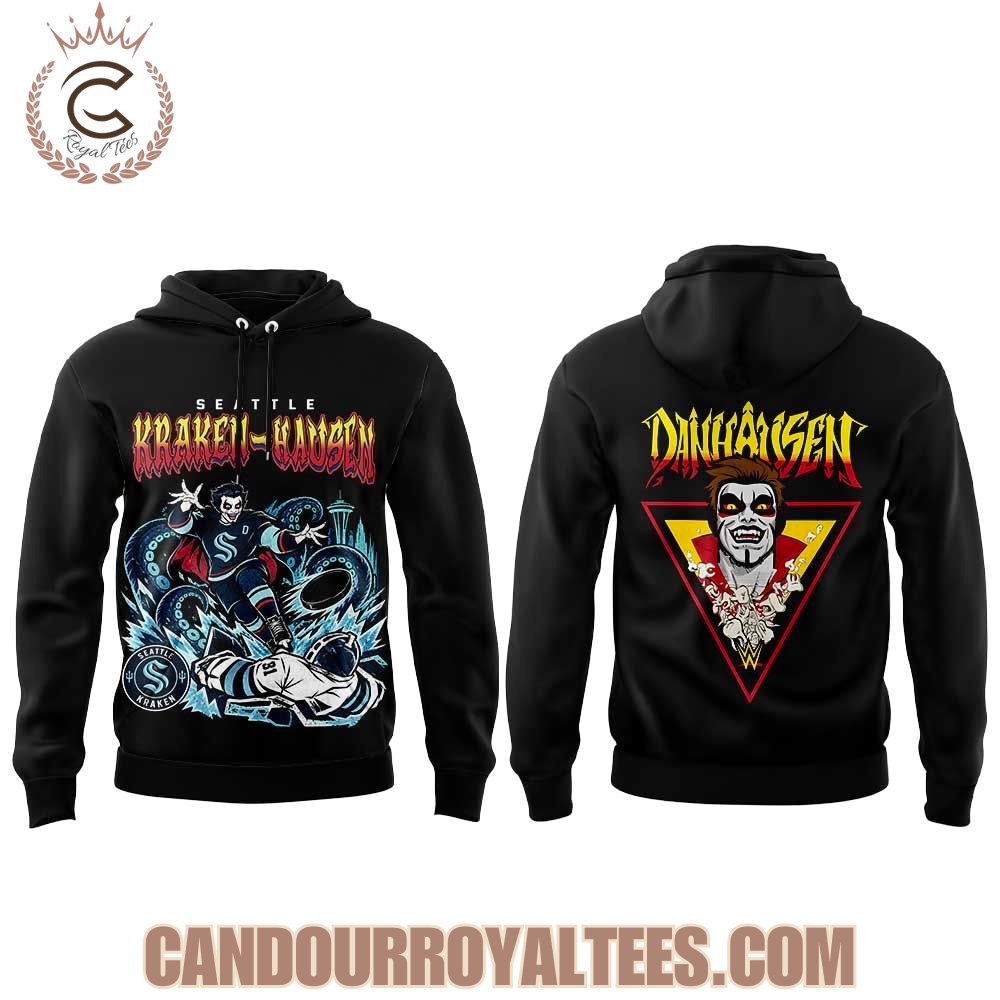 Seattle Kraken x Danhausen WWE Friday Night Hoodie