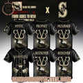 Seattle Mariners x Black Veil Brides From Ashes To New Tour 2026 Baseball Jersey