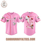 Seattle Mariners x Blossom, Bubbles, Buttercup x Hello Kitty Jersey