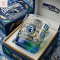Seattle Seahawks 2026 Super Bowl Champions 12Th Man Whiskey Glass