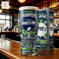 Seattle Seahawks Champion Super Bowl LX 2026 Beer Glass
