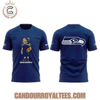 Seattle Seahawks collab Bad Bunny Shirt