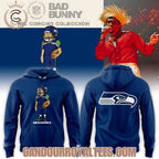 Seattle Seahawks collab Bad Bunny Shirt