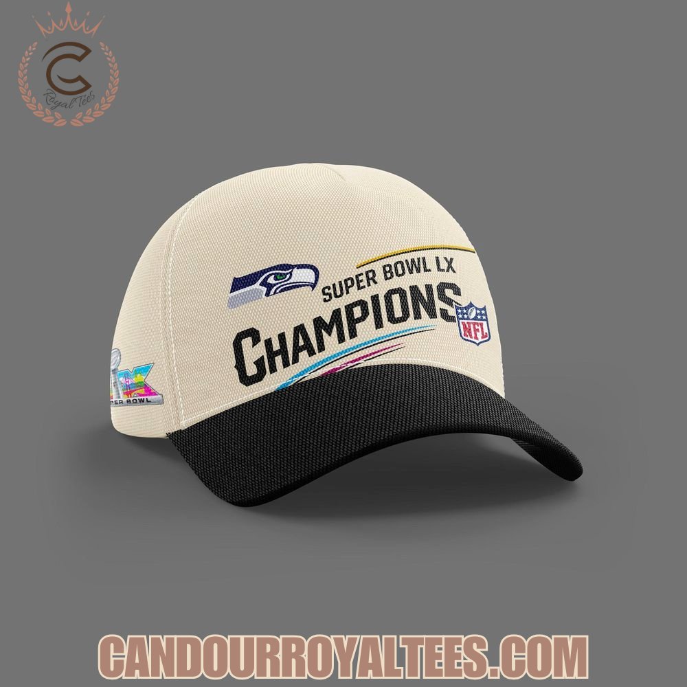 Seattle Seahawks Super Bowl LX 2025 Champions Cap