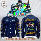 Seattle Seahawks Super Bowl LX Champions Varsity Jacket