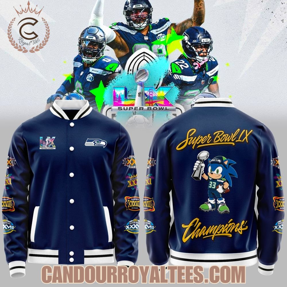 Seattle Seahawks Super Bowl LX Champions Varsity Jacket